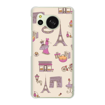 AQUOS sense8 SH-M26 高画質仕上げ 背面印刷 ハードケースLOVE フランス