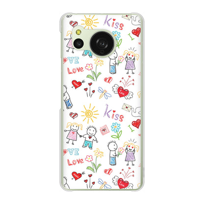 AQUOS sense8 SH-M26 高画質仕上げ 背面印刷 ハードケースカップル＆ファミリー