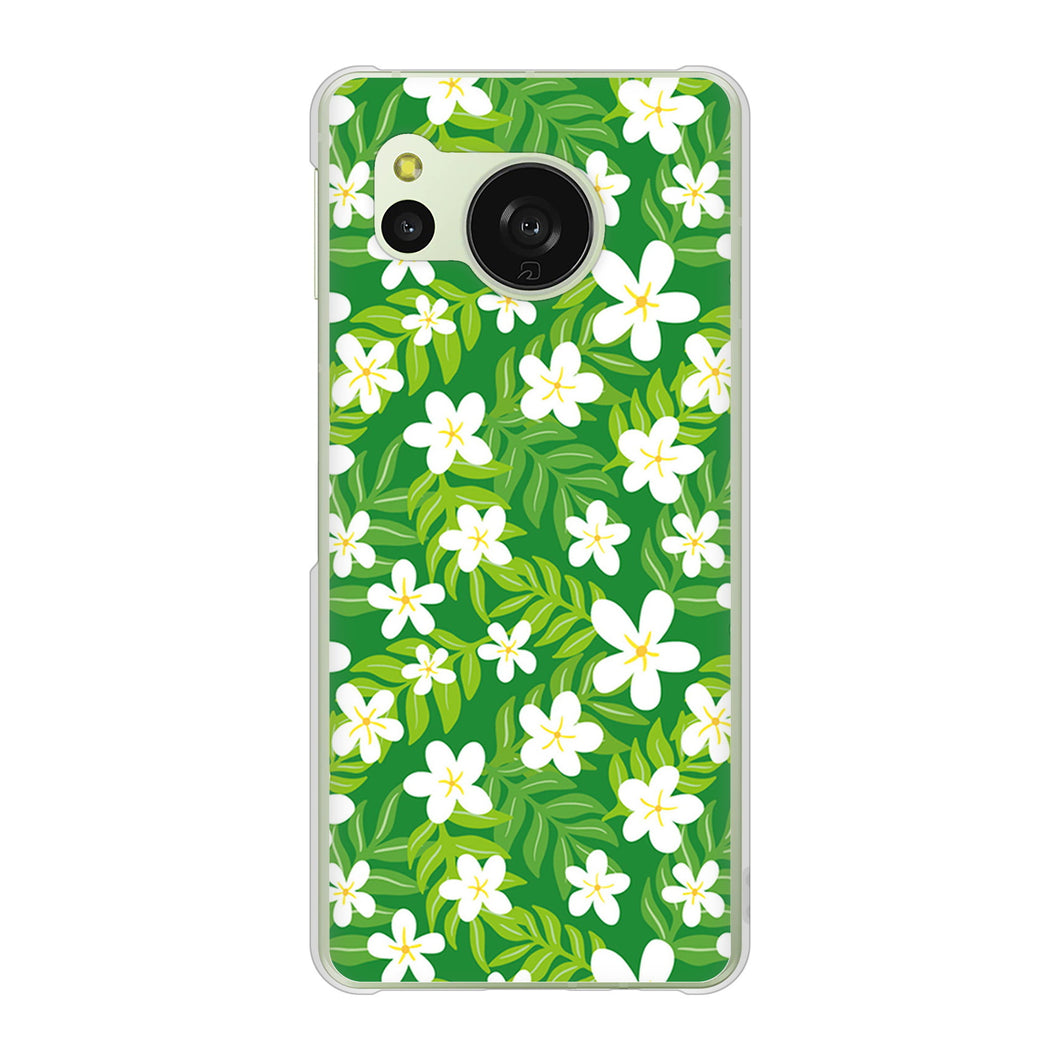 AQUOS sense8 SH-M26 高画質仕上げ 背面印刷 ハードケース 【760 ジャスミンの花畑】