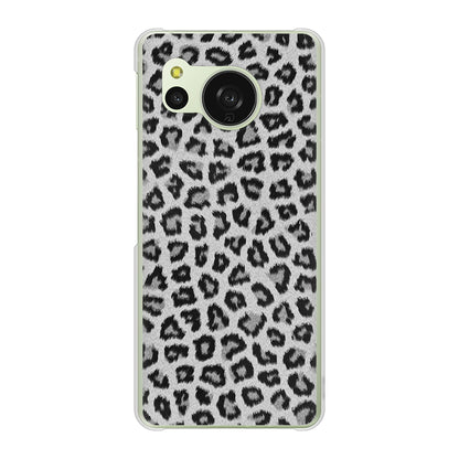 AQUOS sense8 SH-M26 高画質仕上げ 背面印刷 ハードケースヒョウ柄ベーシックS