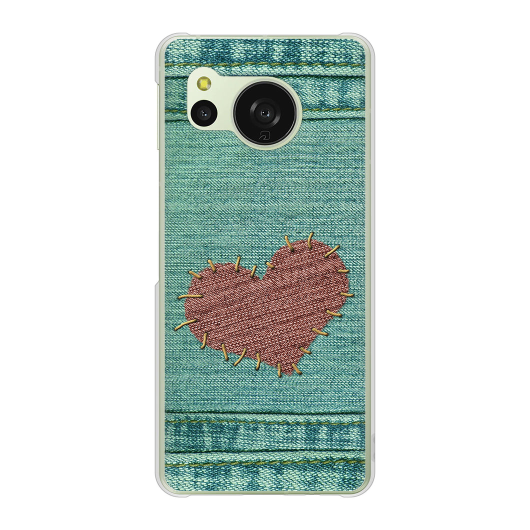 AQUOS sense8 SH-M26 高画質仕上げ 背面印刷 ハードケースビッグハート