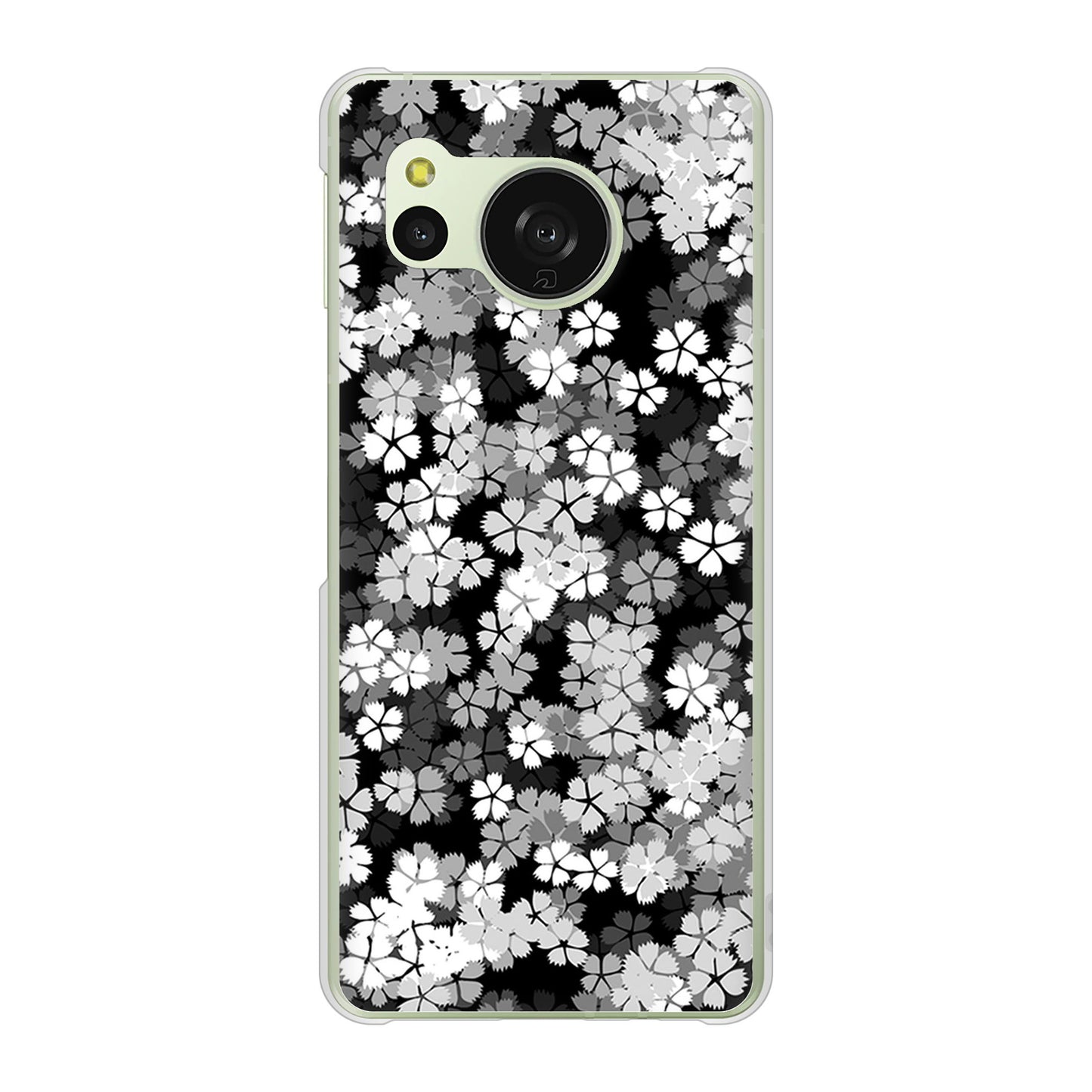 AQUOS sense8 SH-M26 高画質仕上げ 背面印刷 ハードケース 【1332 夜桜】