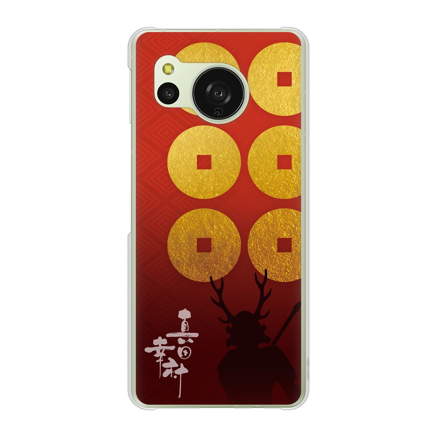 AQUOS sense8 SH-M26 高画質仕上げ 背面印刷 ハードケース家紋