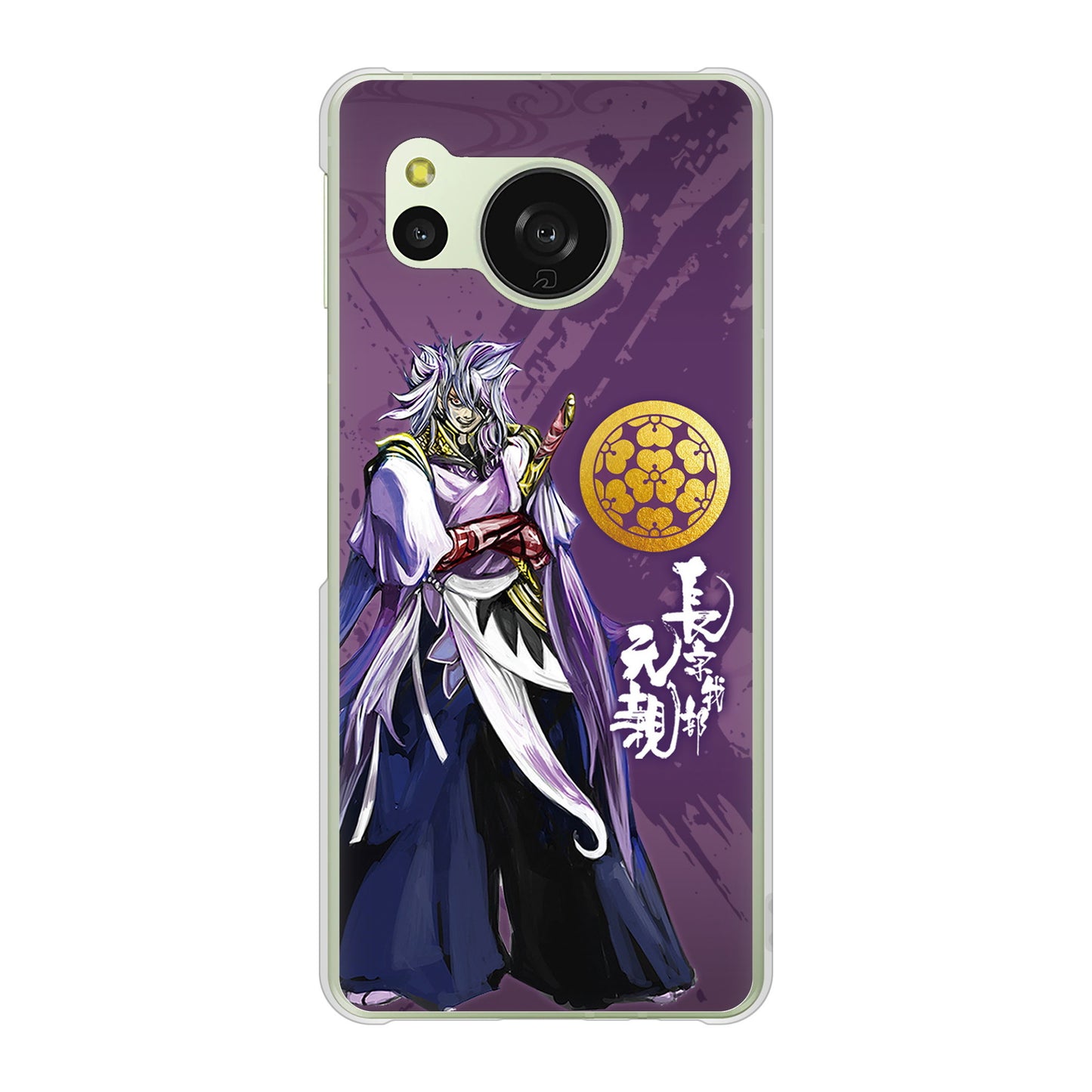 AQUOS sense8 SH-M26 高画質仕上げ 背面印刷 ハードケース家紋