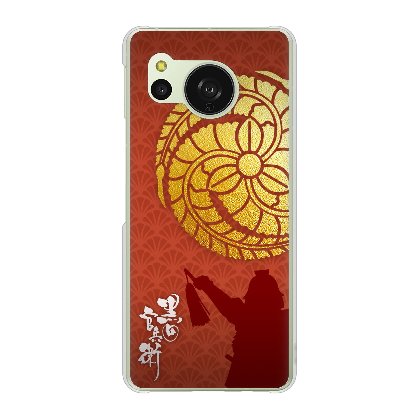 AQUOS sense8 SH-M26 高画質仕上げ 背面印刷 ハードケース家紋