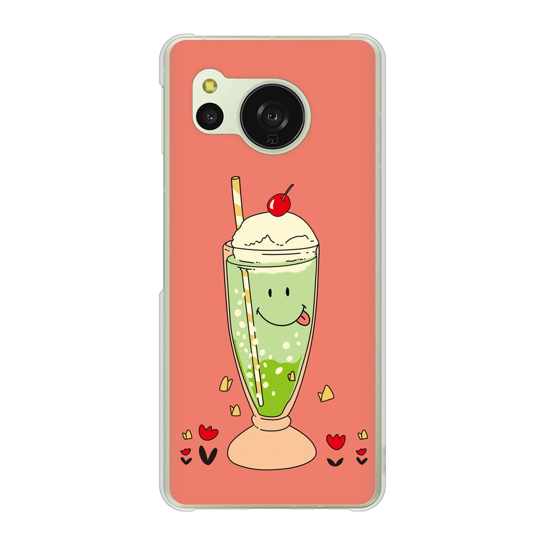 AQUOS sense8 SH-M26 高画質仕上げ 背面印刷 ハードケーススイーツイラスト