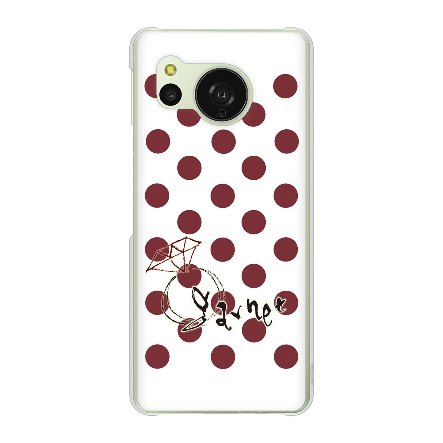 AQUOS sense8 SH-M26 高画質仕上げ 背面印刷 ハードケース大野詠舟 誕生石