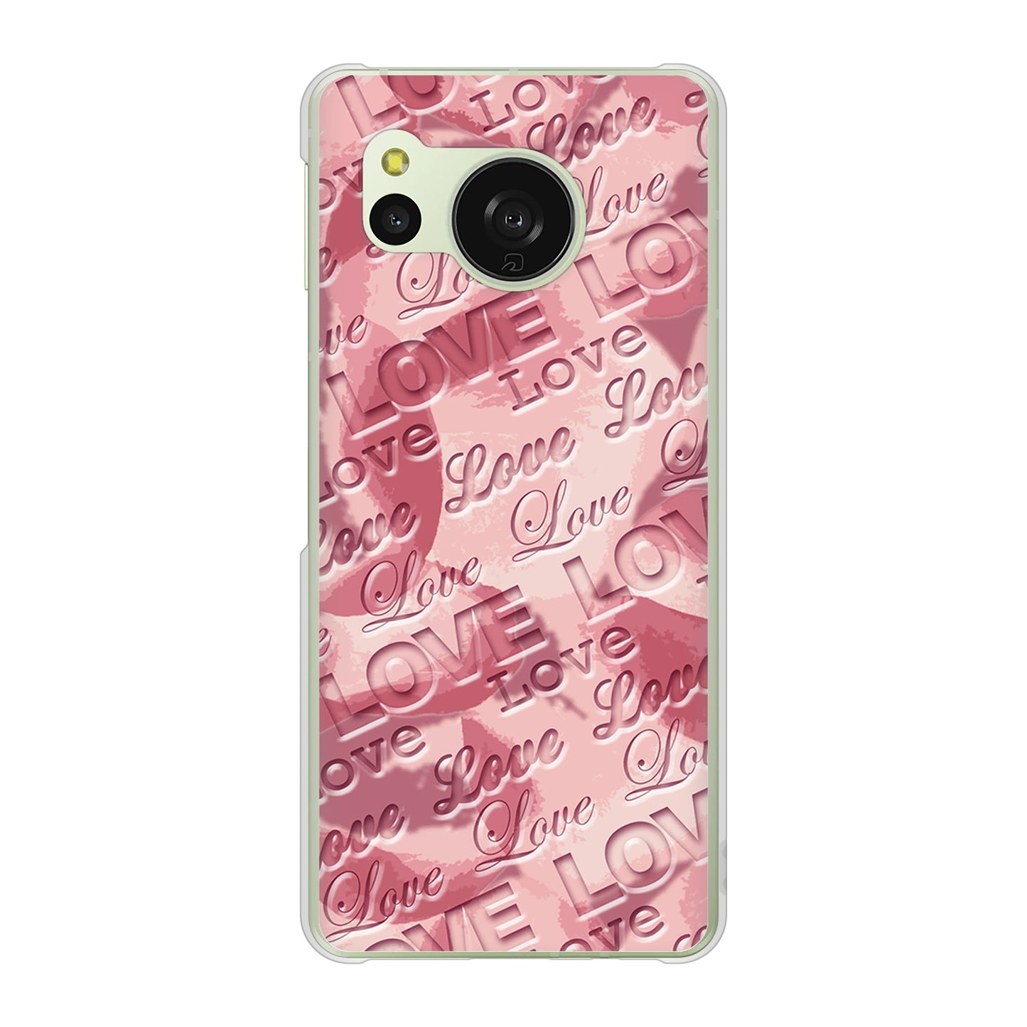 AQUOS sense8 SH-M26 高画質仕上げ 背面印刷 ハードケースフラワーヴェルニ