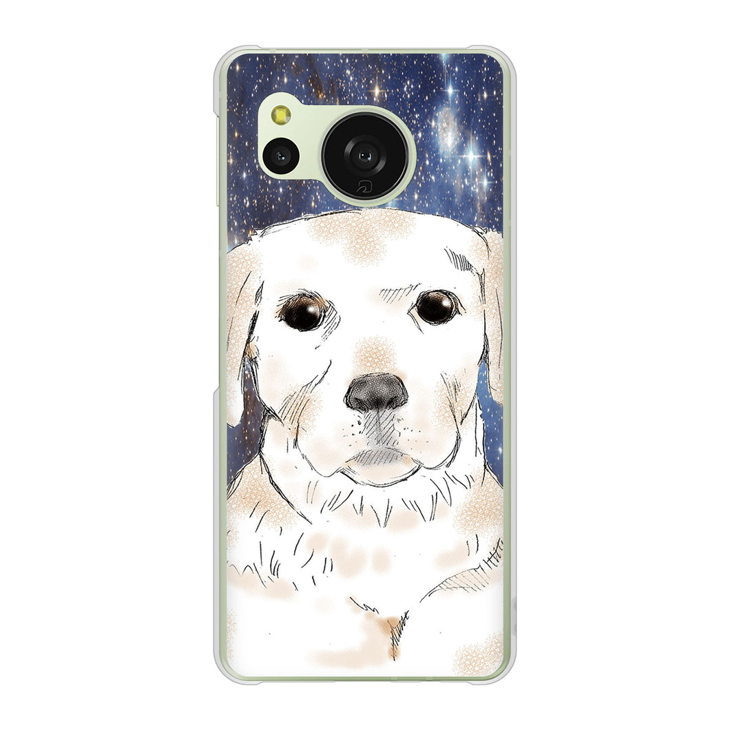 AQUOS sense8 SH-M26 高画質仕上げ 背面印刷 ハードケースラブラドールレトリバー