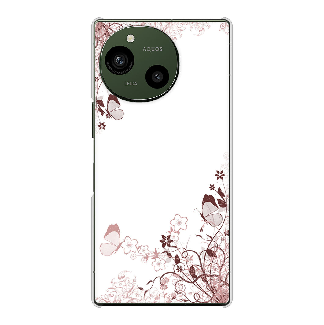 AQUOS R10 SH-M31 高画質仕上げ 背面印刷 ハードケースバタフライ