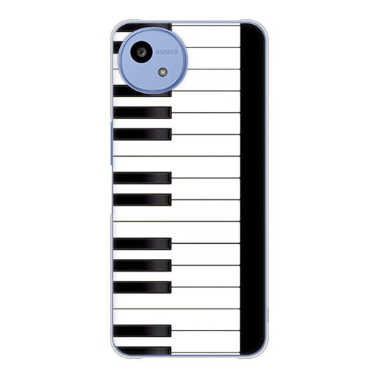 AQUOS wish5 SH-M32 高画質仕上げ 背面印刷 ハードケースピアノ