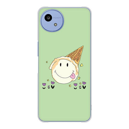 AQUOS wish5 SH-M32 高画質仕上げ 背面印刷 ハードケーススイーツイラスト