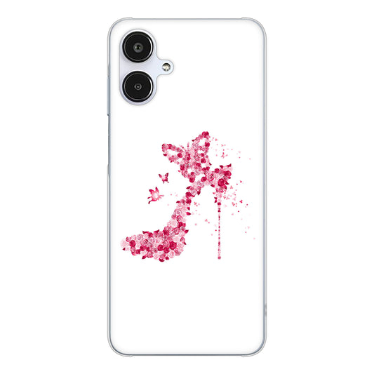 Galaxy A25 5G SM-A253Z SoftBank 高画質仕上げ 背面印刷 ハードケース 【387 薔薇のハイヒール】