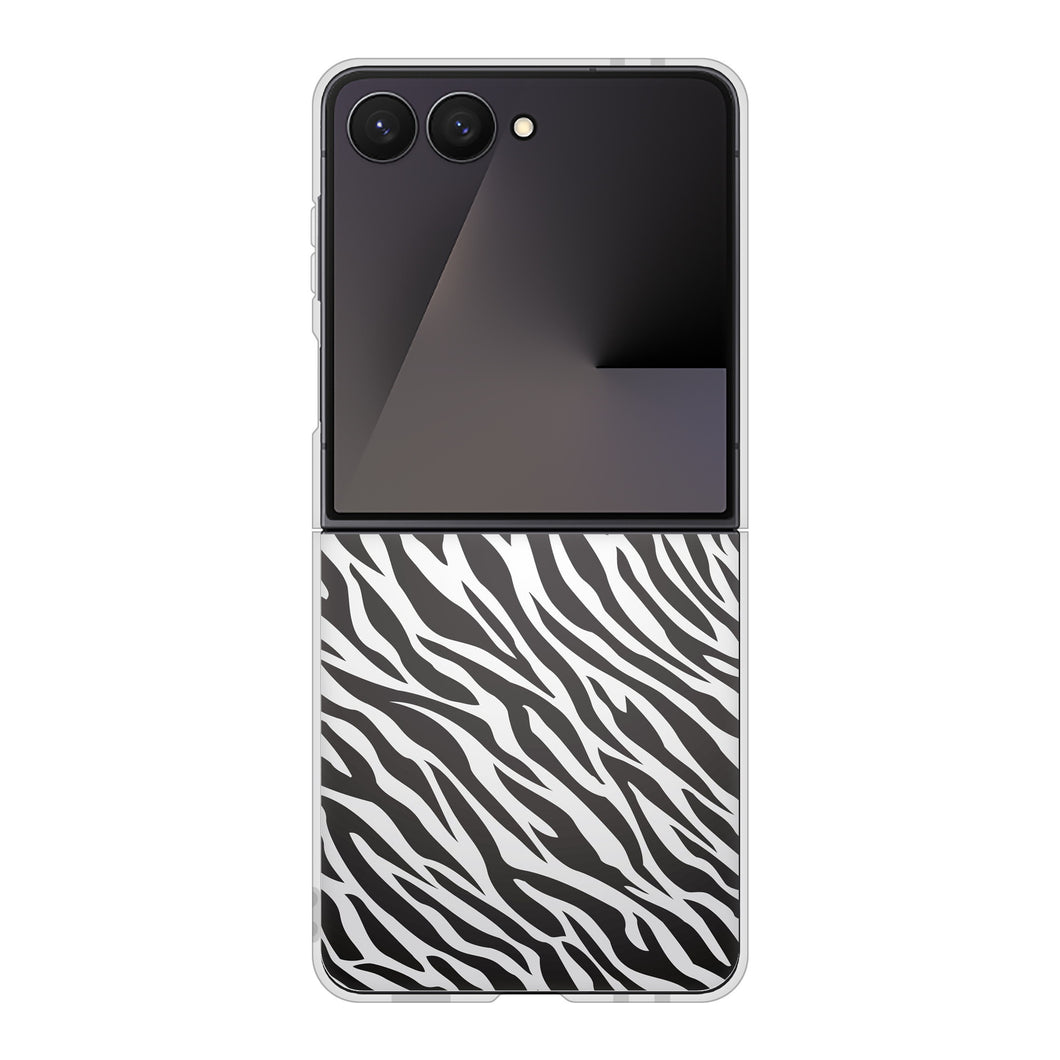 Galaxy Z Flip7 SM-F766Z SoftBank 高画質仕上げ 背面印刷 ハードケースアニマル柄