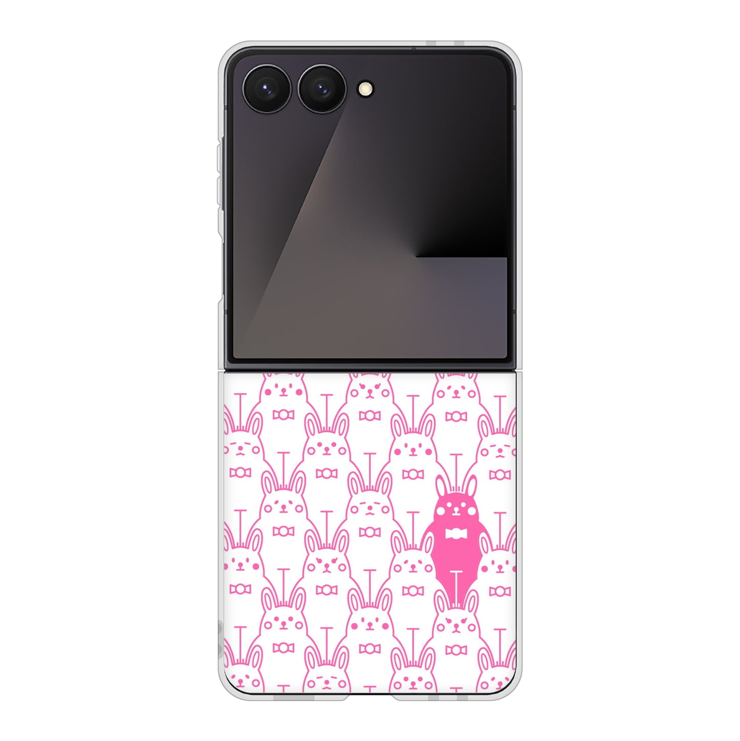 Galaxy Z Flip7 SM-F766Z SoftBank 高画質仕上げ 背面印刷 ハードケースパターンアニマル