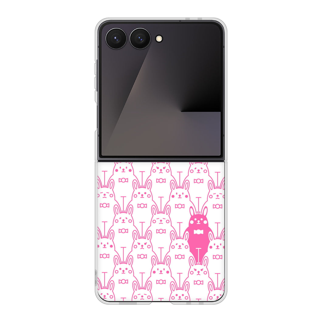 Galaxy Z Flip7 SM-F766Z SoftBank 高画質仕上げ 背面印刷 ハードケースパターンアニマル