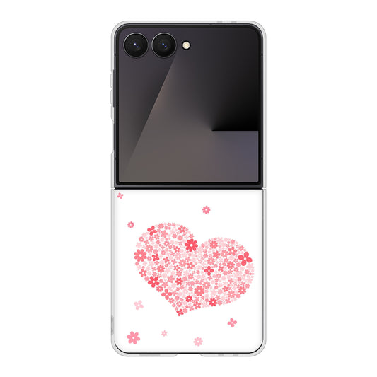 Galaxy Z Flip7 SM-F766Z SoftBank 高画質仕上げ 背面印刷 ハードケースビッグハート