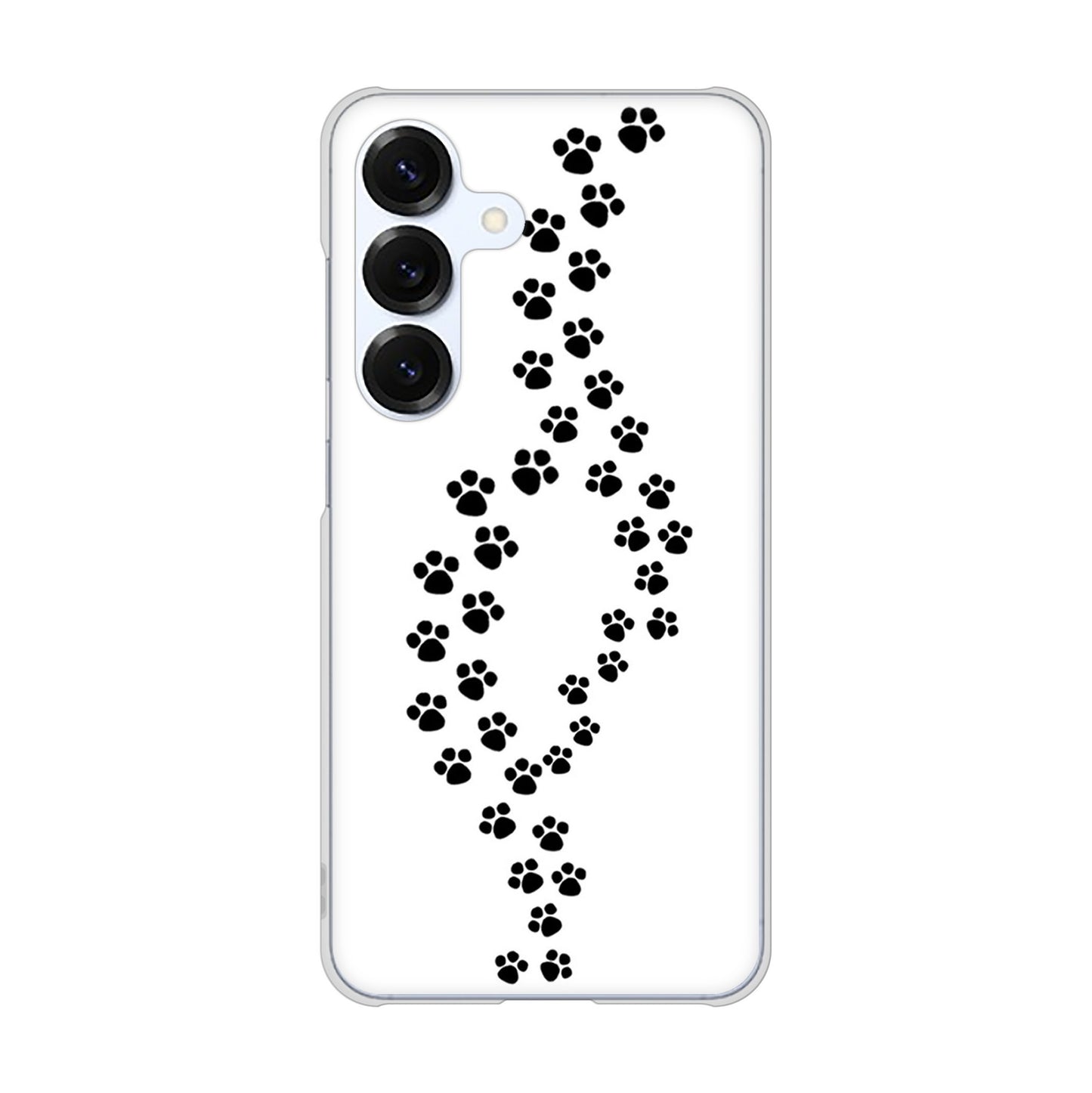 Galaxy S25 SM-S931Z SoftBank 高画質仕上げ 背面印刷 ハードケース 【066 あしあと】