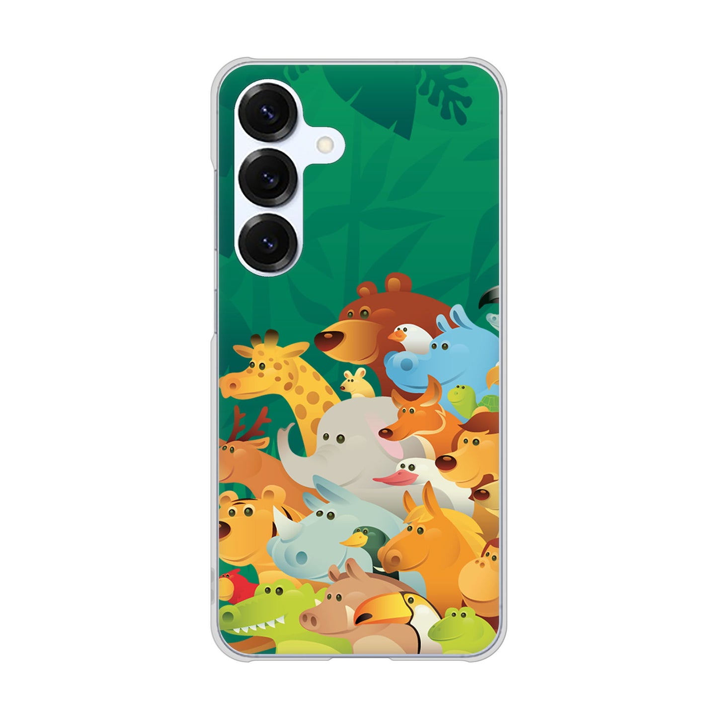 Galaxy S25 SM-S931Z SoftBank 高画質仕上げ 背面印刷 ハードケース 【370 全員集合】