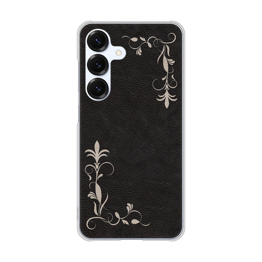 Galaxy S25 SM-S931Z SoftBank 高画質仕上げ 背面印刷 ハードケース 【EK825 レザー風グラスフレーム】