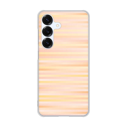 Galaxy S25 SM-S931Z SoftBank 高画質仕上げ 背面印刷 ハードケースグラデーションボーダー