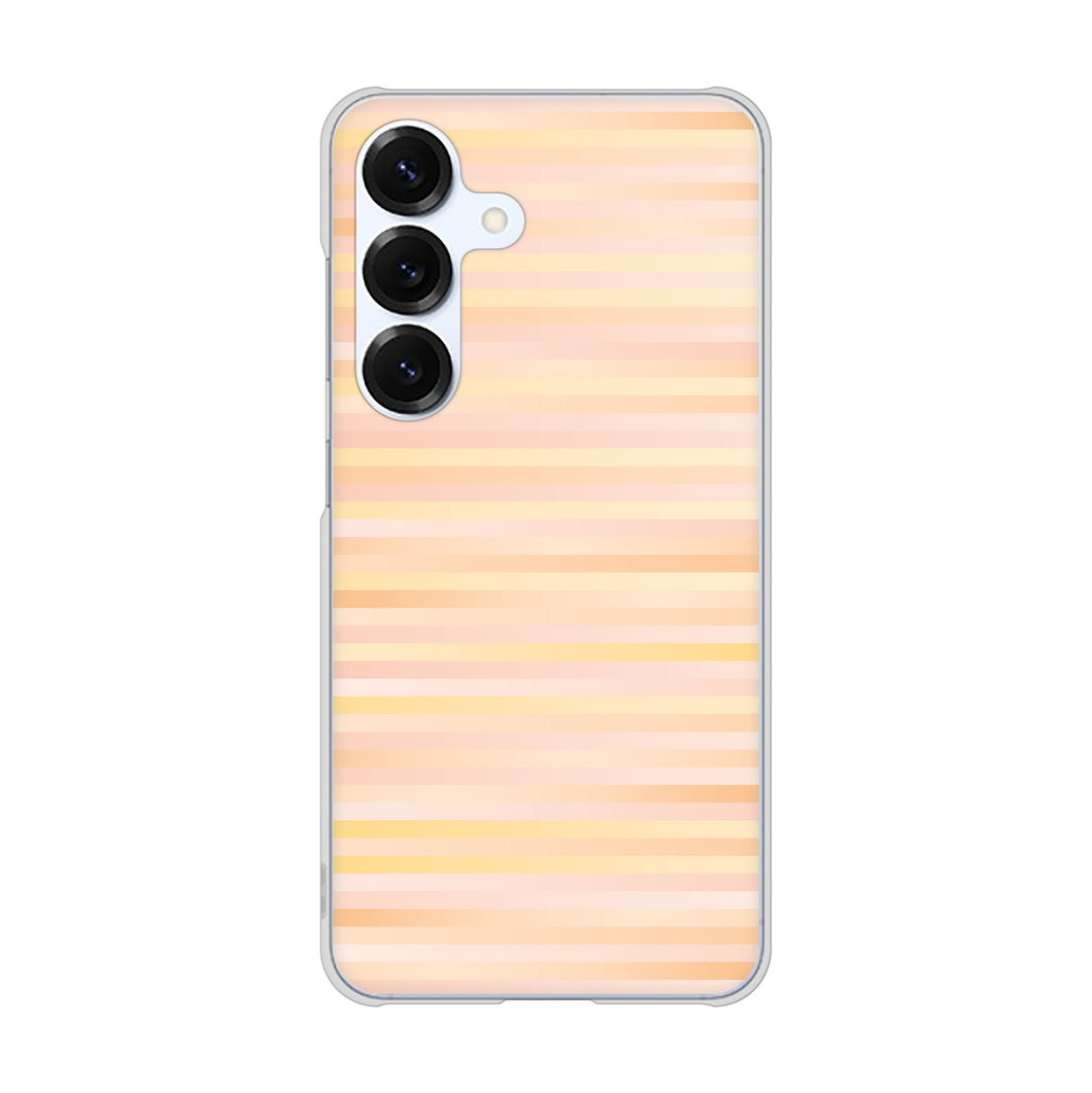 Galaxy S25 SM-S931Z SoftBank 高画質仕上げ 背面印刷 ハードケースグラデーションボーダー