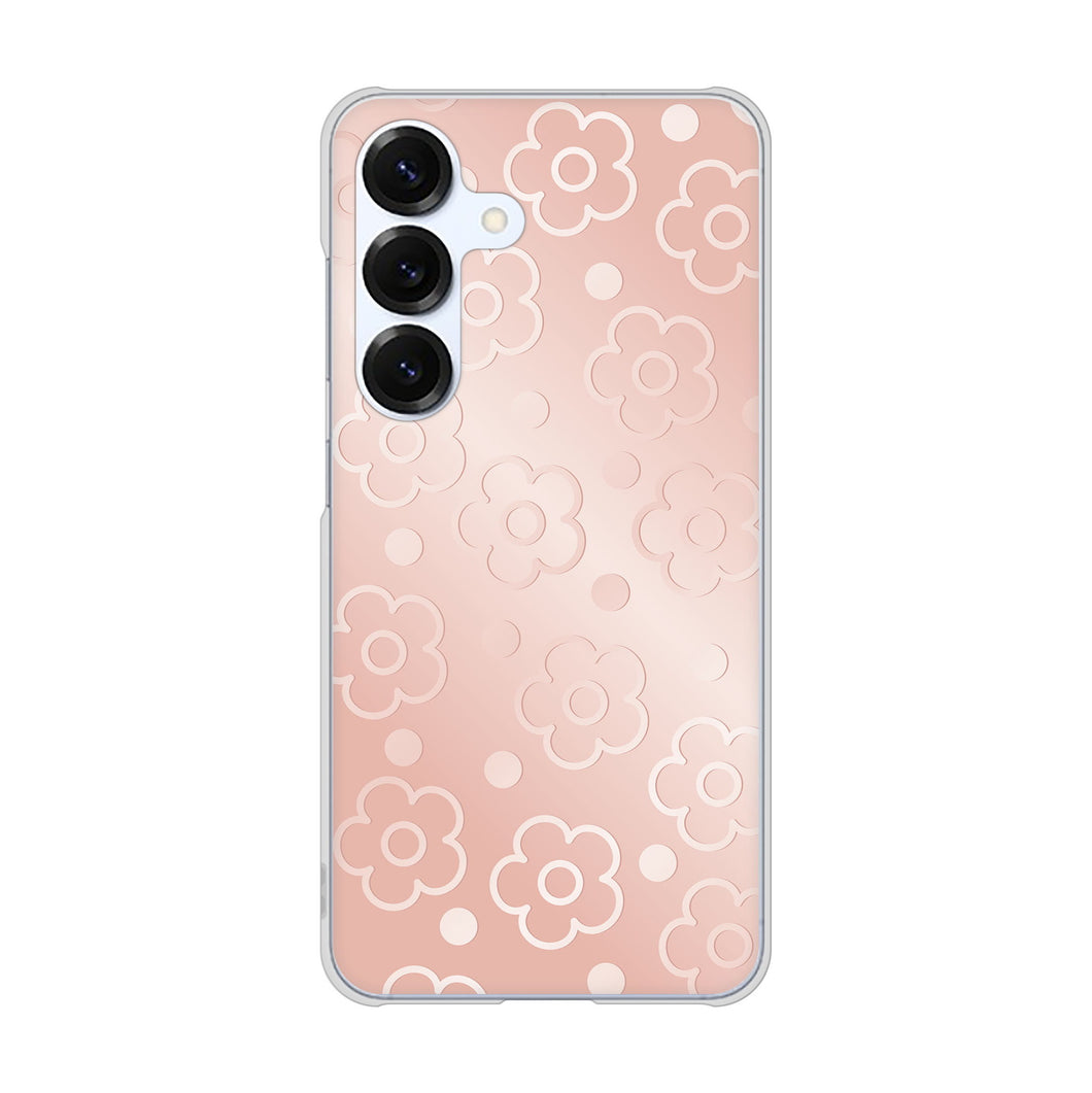 Galaxy S25 SM-S931Z SoftBank 高画質仕上げ 背面印刷 ハードケースエンボス風デイジーシンプル