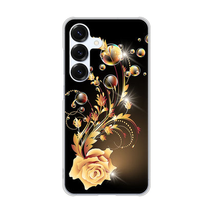 Galaxy S25 SM-S931Z SoftBank 高画質仕上げ 背面印刷 ハードケースロマンチックなバラ