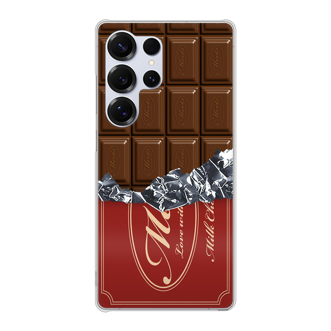 Galaxy S25 Ultra SM-S938Z SoftBank 高画質仕上げ 背面印刷 ハードケース板チョコ