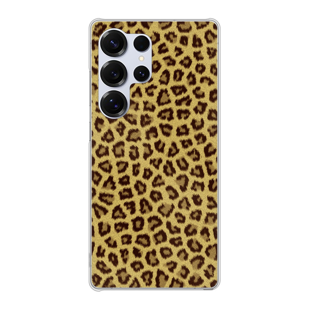 Galaxy S25 Ultra SM-S938Z SoftBank 高画質仕上げ 背面印刷 ハードケースヒョウ柄ベーシックS