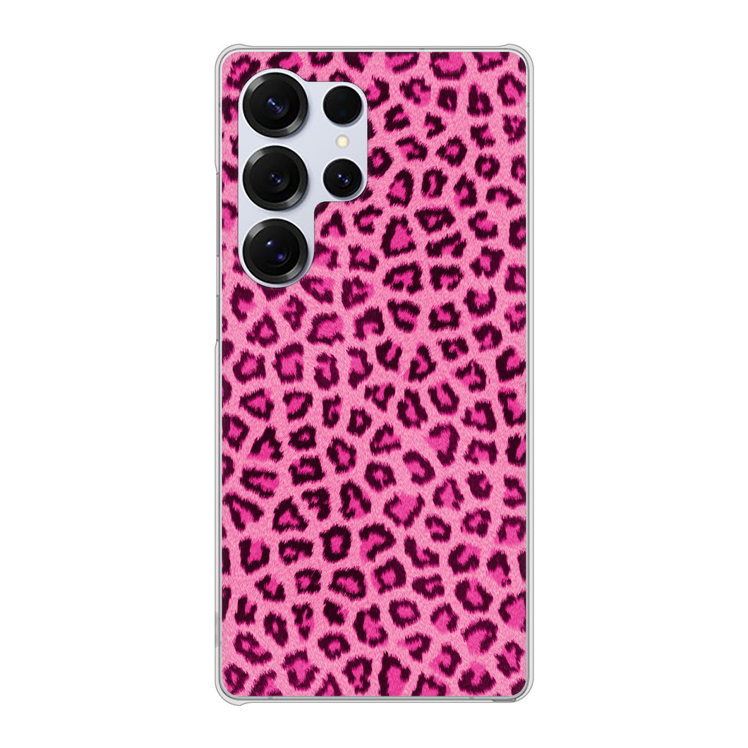 Galaxy S25 Ultra SM-S938Z SoftBank 高画質仕上げ 背面印刷 ハードケースヒョウ柄ベーシックS