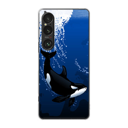Xperia 1 VI SO-51E docomo 高画質仕上げ 背面印刷 ハードケース海の守り神