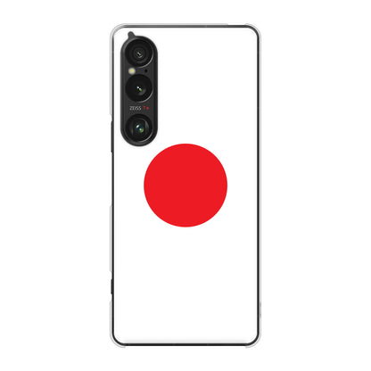 Xperia 1 VI SO-51E docomo 高画質仕上げ 背面印刷 ハードケース国旗