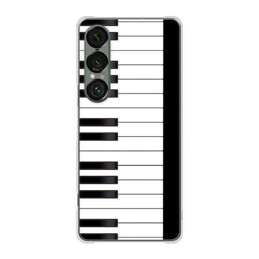 Xperia 1 VII SO-51F docomo 高画質仕上げ 背面印刷 ハードケースピアノ