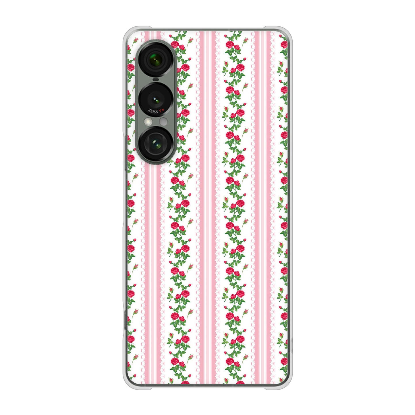 Xperia 1 VII SO-51F docomo 高画質仕上げ 背面印刷 ハードケースイングリッシュガーデン