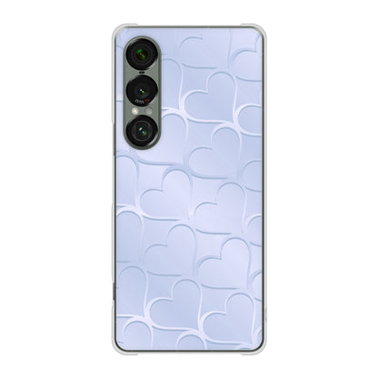 Xperia 1 VII SO-51F docomo 高画質仕上げ 背面印刷 ハードケースかくれハート