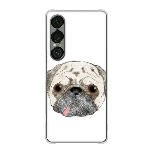 Xperia 1 VII SO-51F docomo 高画質仕上げ 背面印刷 ハードケースパグ