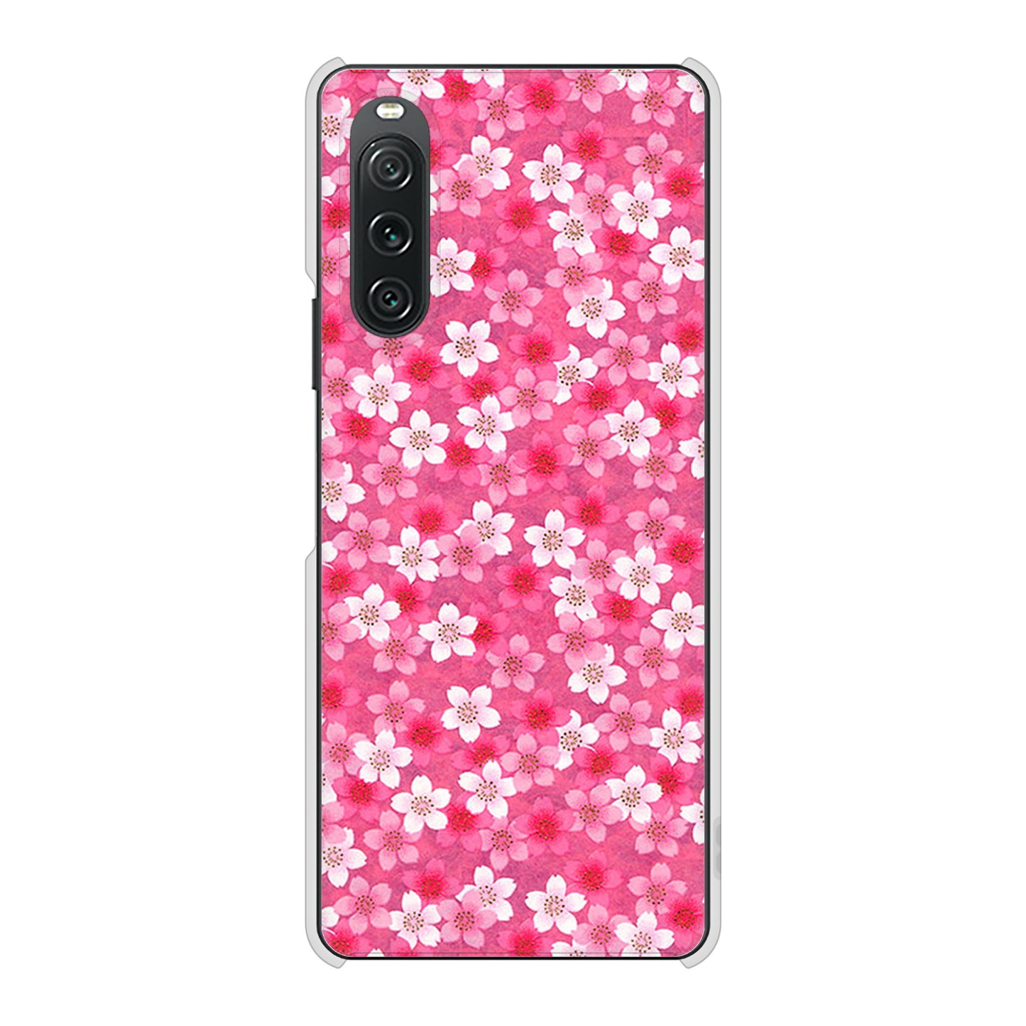 Xperia 10 V SO-52D docomo 高画質仕上げ 背面印刷 ハードケースリバティプリント