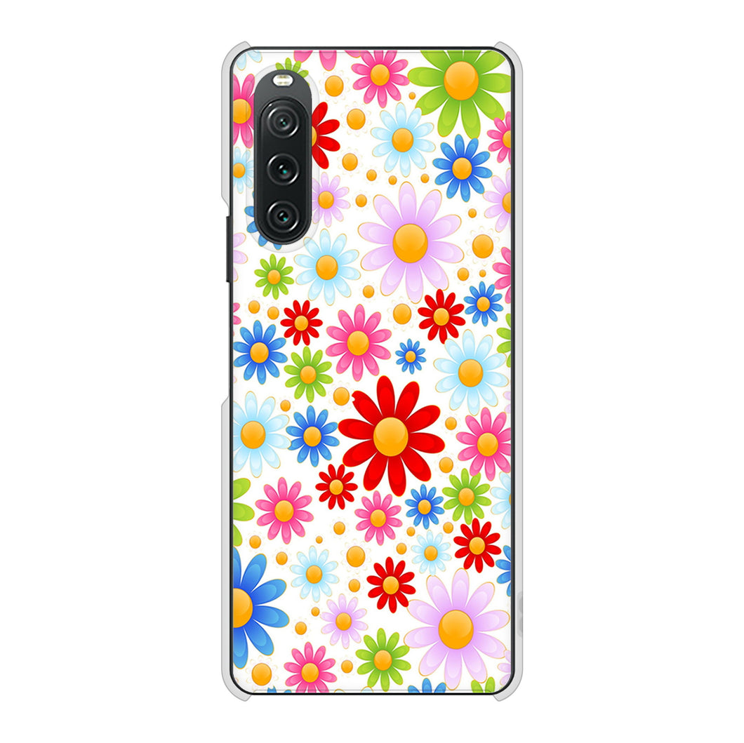 Xperia 10 V SO-52D docomo 高画質仕上げ 背面印刷 ハードケースリバティプリント