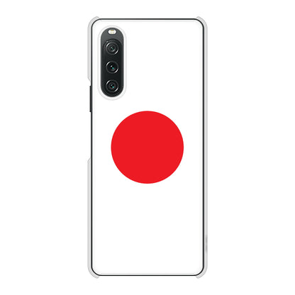 Xperia 10 V SO-52D docomo 高画質仕上げ 背面印刷 ハードケース国旗