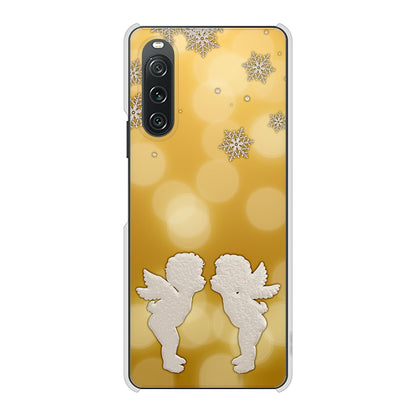 Xperia 10 V SO-52D docomo 高画質仕上げ 背面印刷 ハードケースエンジェル