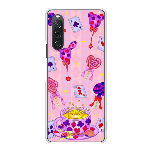 Xperia 10 V SO-52D docomo 高画質仕上げ 背面印刷 ハードケースむかいあぐる トランプティー