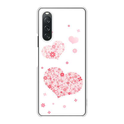 Xperia 10 V SO-52D docomo 高画質仕上げ 背面印刷 ハードケースビッグハート