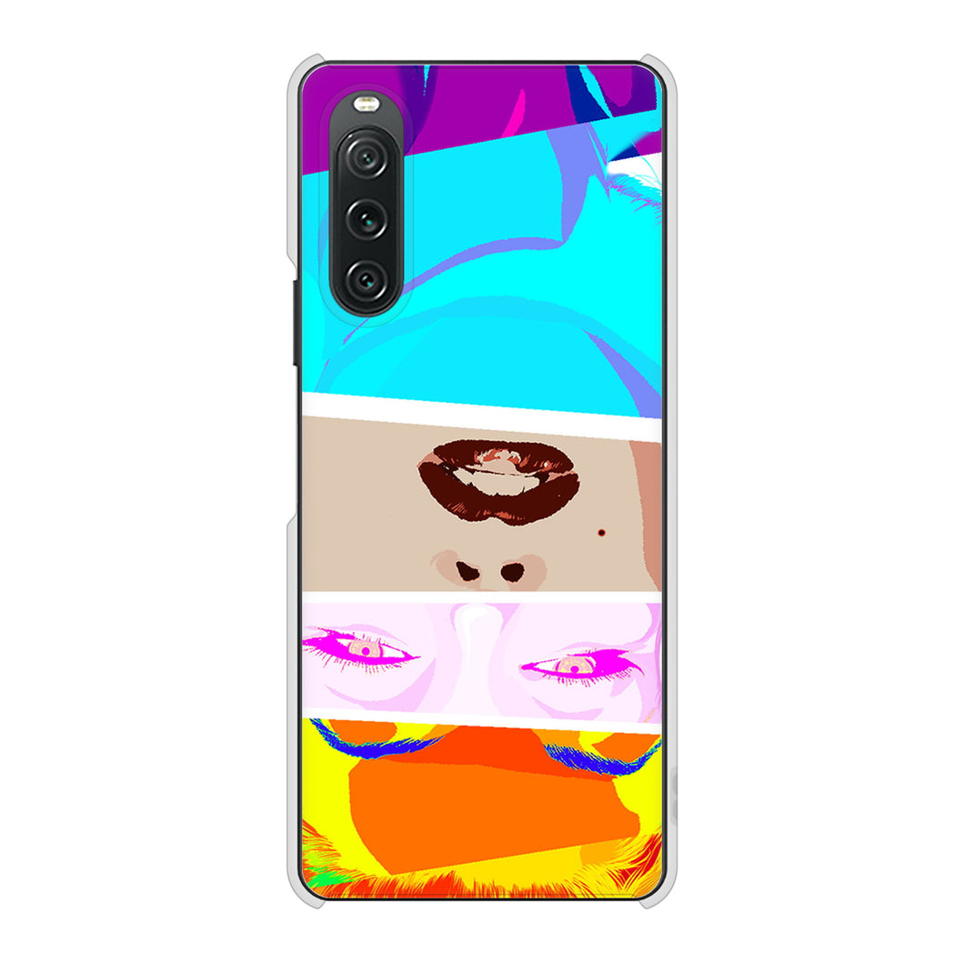 Xperia 10 V SO-52D docomo 高画質仕上げ 背面印刷 ハードケースマリリンモンローデザイン