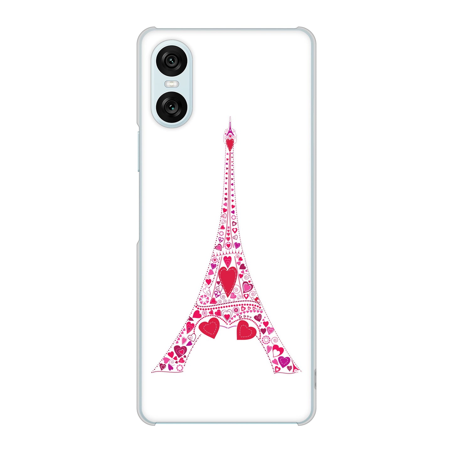 Xperia 10 VI SO-52E docomo 高画質仕上げ 背面印刷 ハードケースLOVE フランス