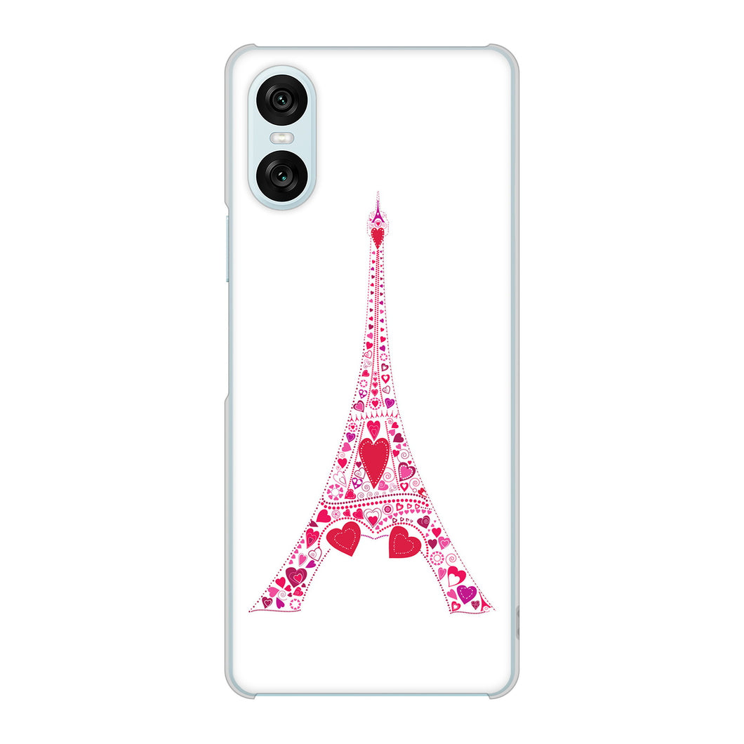 Xperia 10 VI SO-52E docomo 高画質仕上げ 背面印刷 ハードケースLOVE フランス