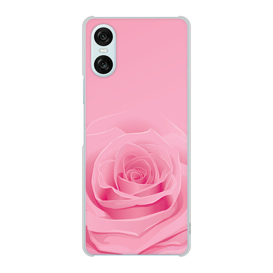 Xperia 10 VI SO-52E docomo 高画質仕上げ 背面印刷 ハードケースバラ