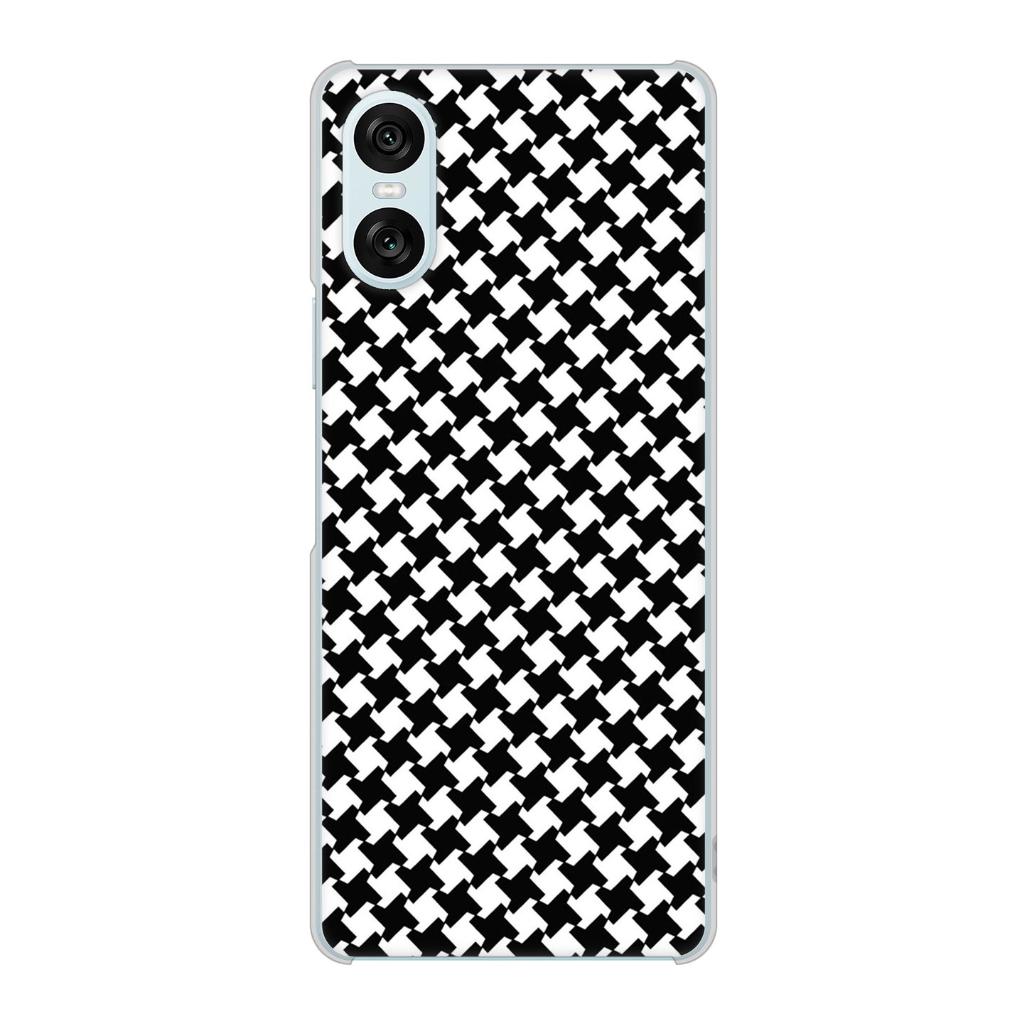 Xperia 10 VI SO-52E docomo 高画質仕上げ 背面印刷 ハードケース 【514 和柄＆筆文字 風車】