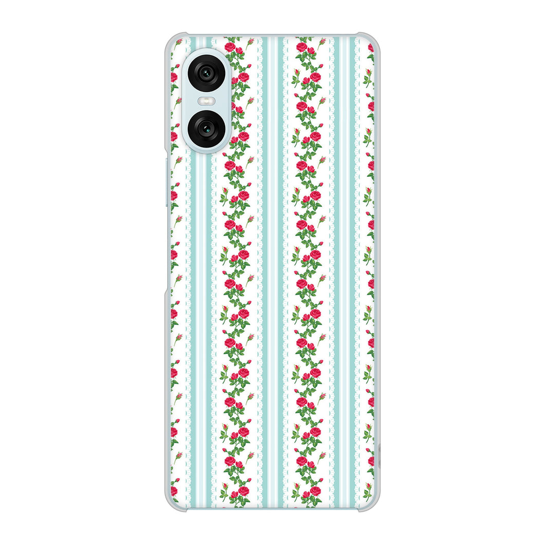 Xperia 10 VI SO-52E docomo 高画質仕上げ 背面印刷 ハードケースイングリッシュガーデン