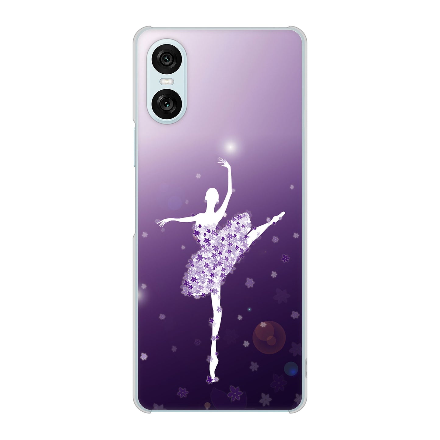 Xperia 10 VI SO-52E docomo 高画質仕上げ 背面印刷 ハードケース 【1256 バレリーナ】